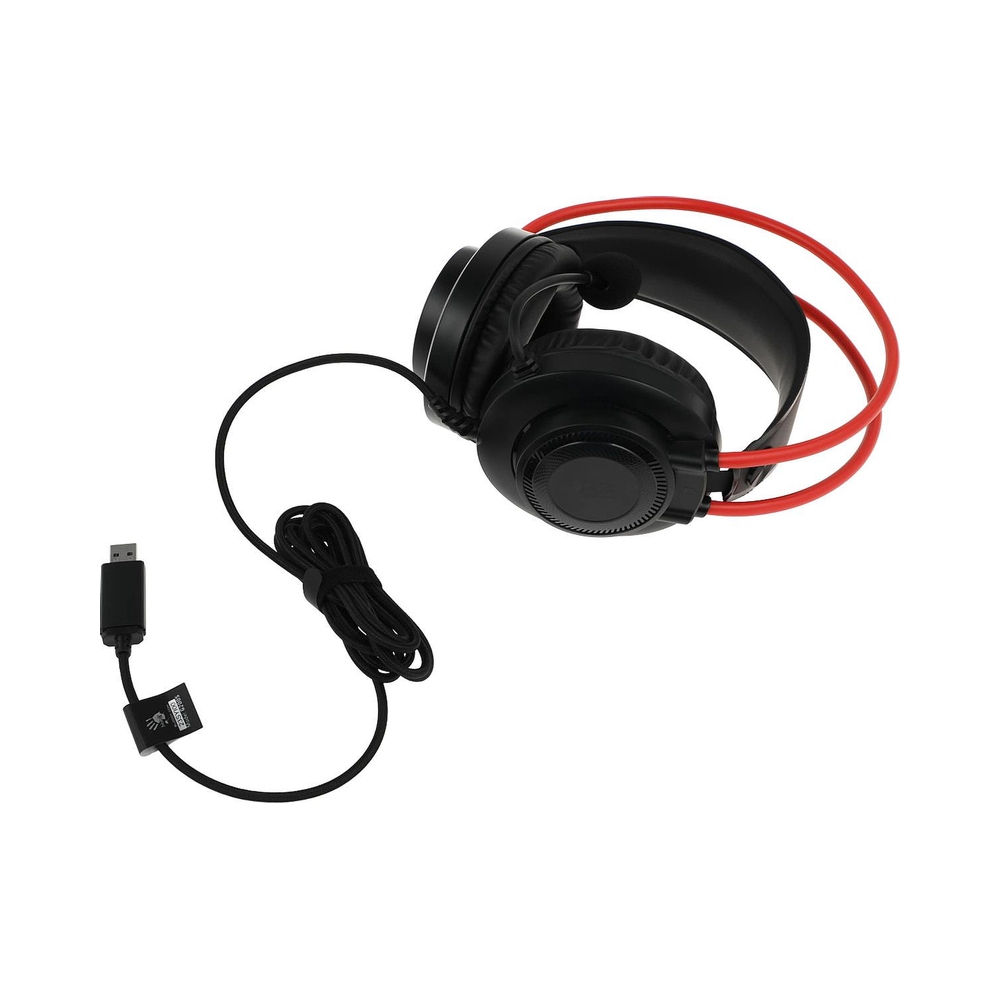 Наушники с микрофоном A4Tech Bloody G200S, черный/красный — KSKSHOP.RU