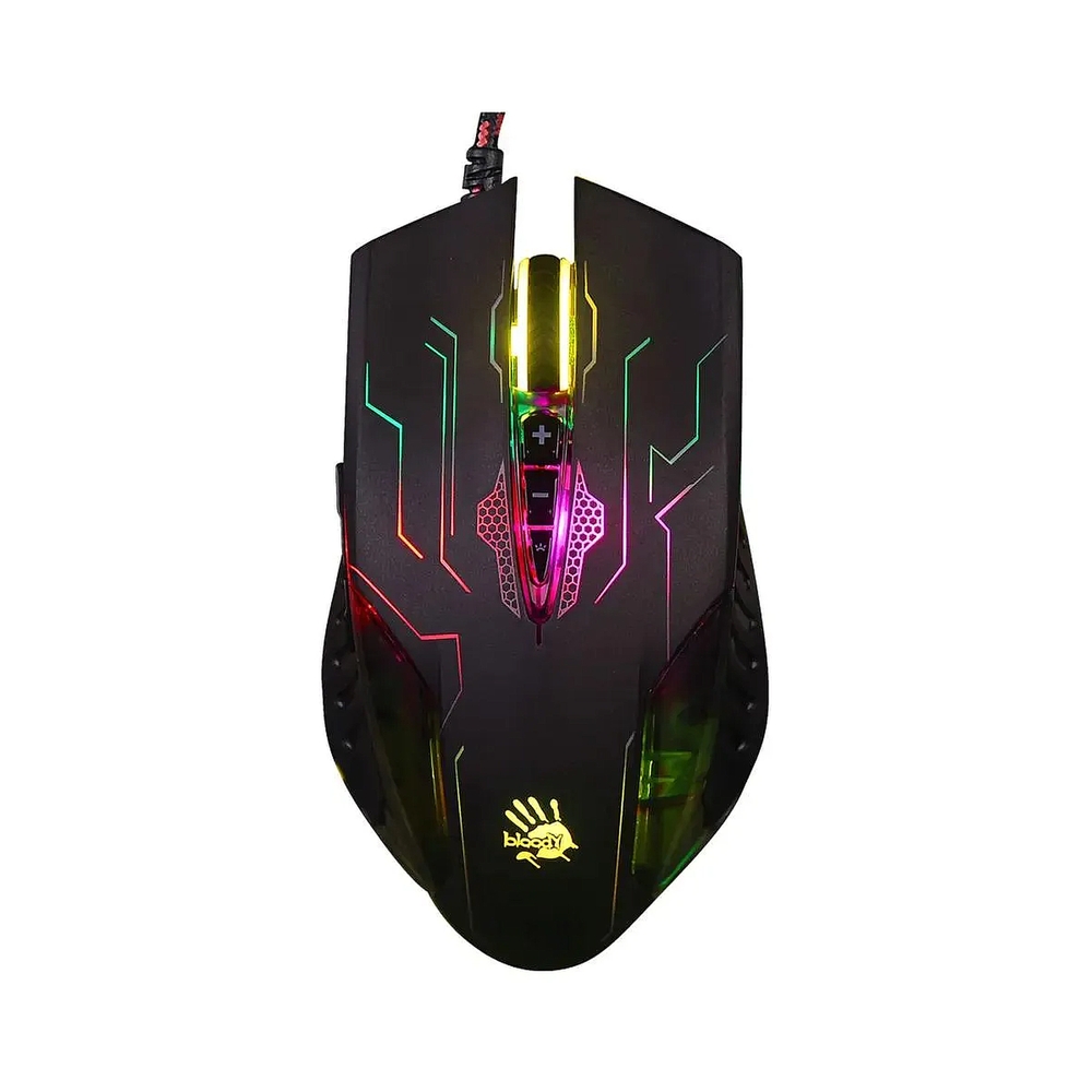 картинка Мышь проводная A4Tech Bloody Q51, черный от магазина Одежда+