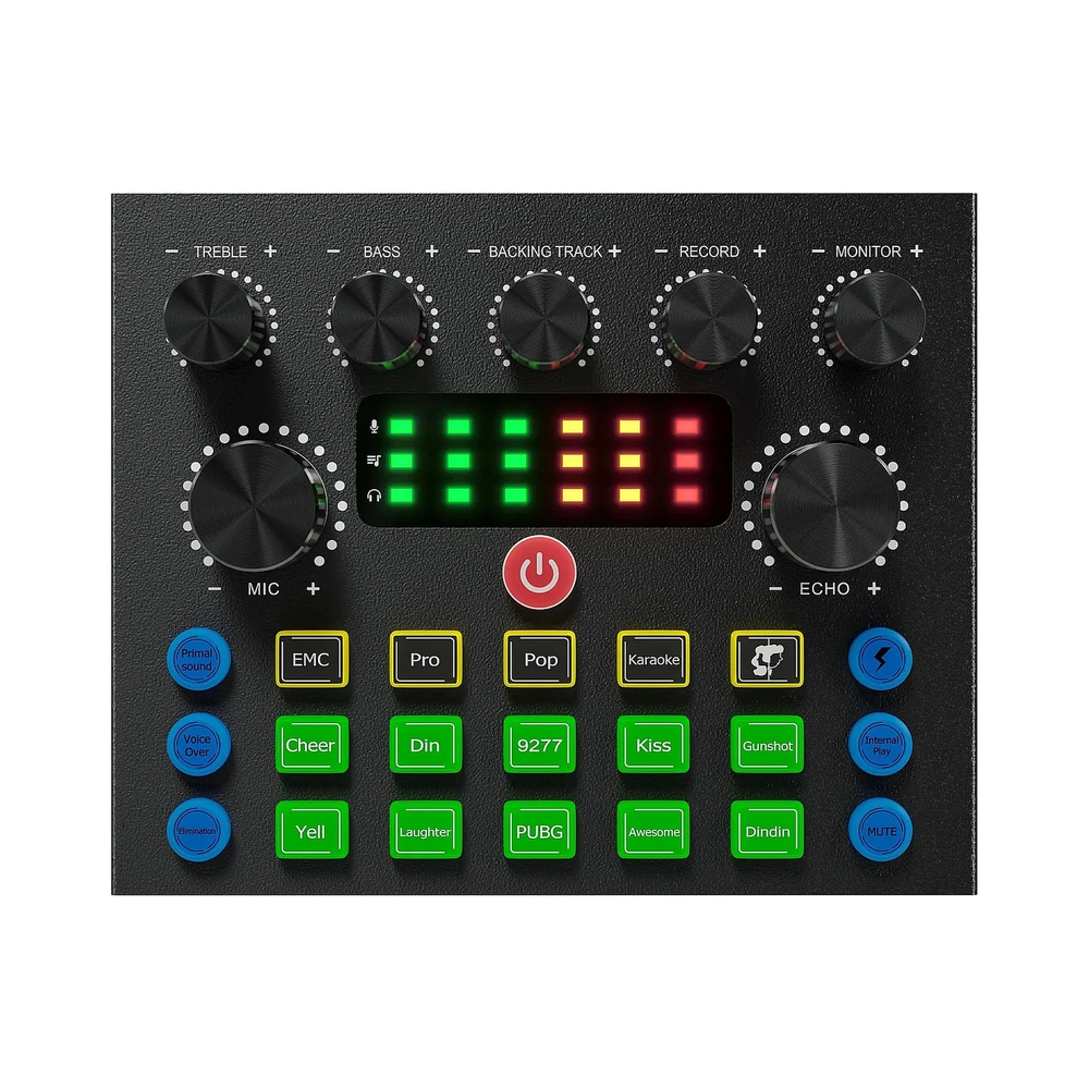 Микрофон проводной Оклик SM-600G 2.5м черный — KSKSHOP.RU