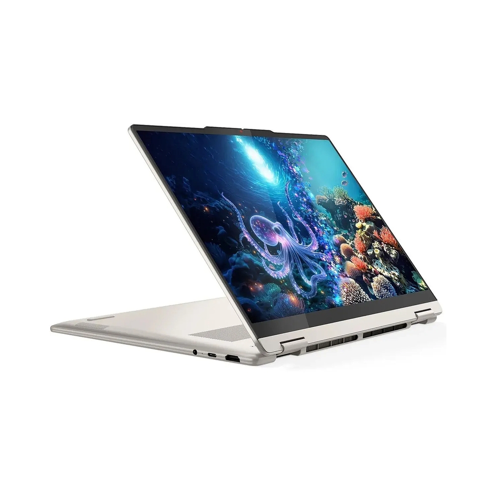 Ноутбук Lenovo Yoga 7 14AKP10 Ryzen AI 5 340 24Gb SSD1Tb AMD Radeon 840M 14" OLED Touch WUXGA (1920x1200) Windows 11 Home beige WiFi BT Cam (83JR005YRK) — KSKSHOP.RU
