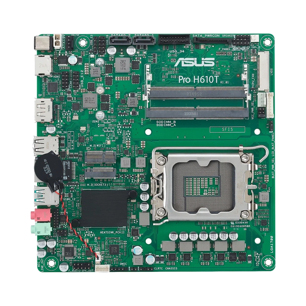 Материнская плата ASUS PRO H610T-CSM — KSKSHOP.RU