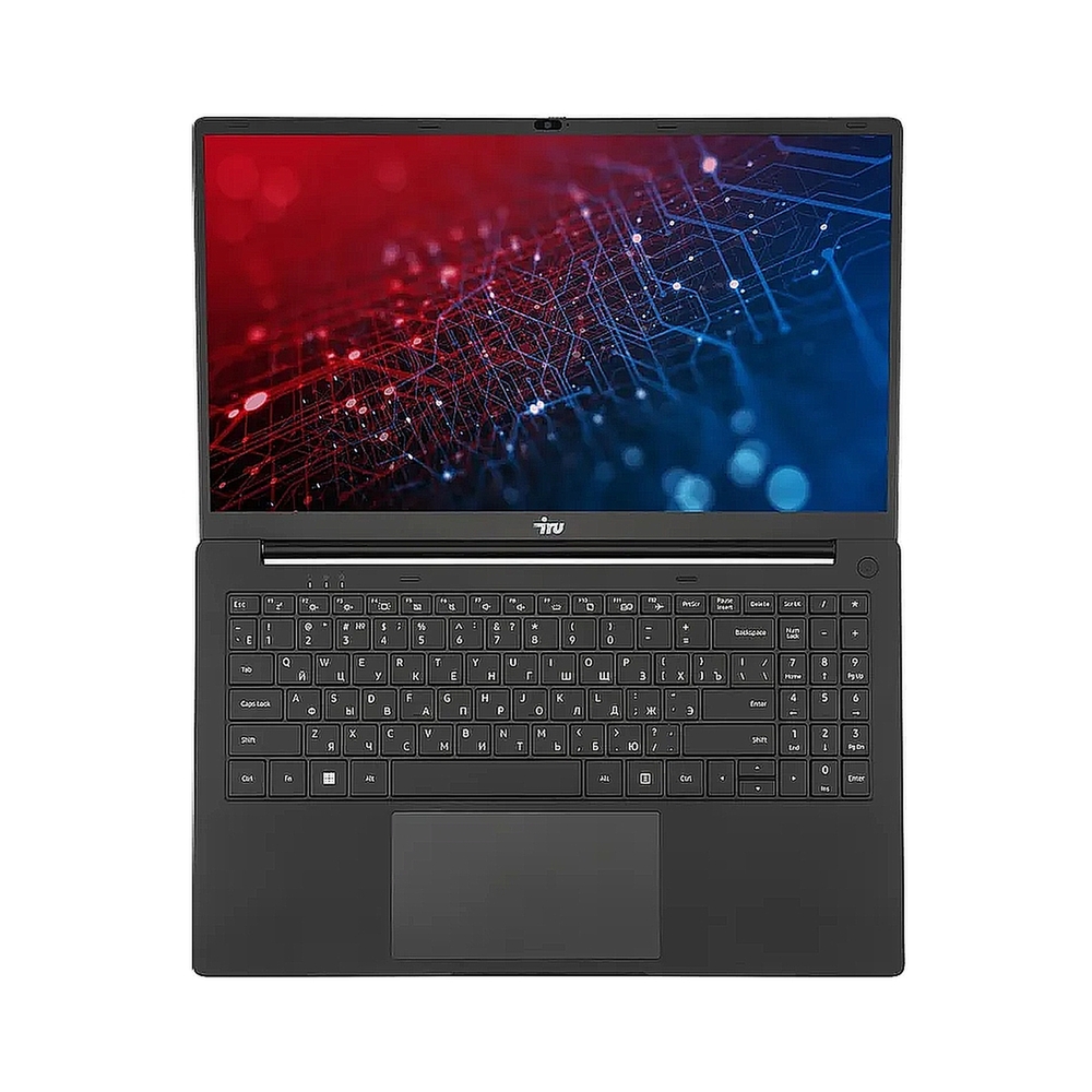 Ноутбук IRU Strato 15ALID5 Core i3 1315U 16Gb SSD512Gb Intel UHD Graphics 15.6" IPS FHD (1920x1080) FreeDOS black WiFi BT Cam 6000mAh (2148024) — KSKSHOP.RU