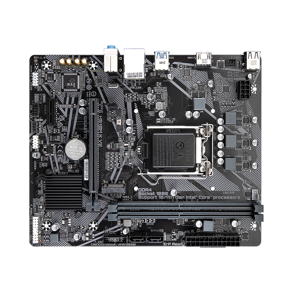 Материнская плата Gigabyte H510M K V2 — KSKSHOP.RU