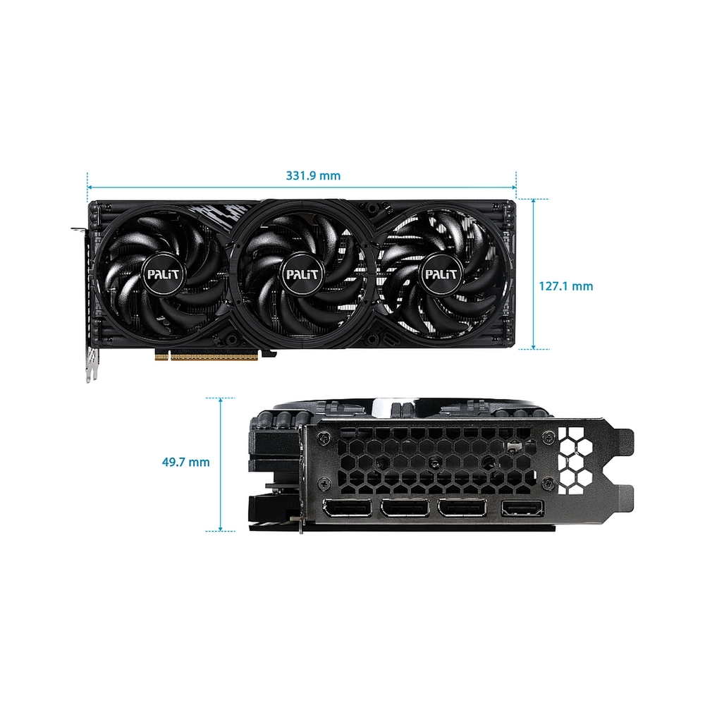 Видеокарта Palit GeForce RTX 5070 GamingPro S OC [NE75070T19K9-GB2050U] — KSKSHOP.RU