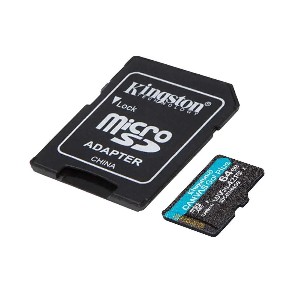 картинка Карта памяти Kingston Canvas Go! Plus microSDXC [SDCG3/64GB] 64GB от магазина Одежда+