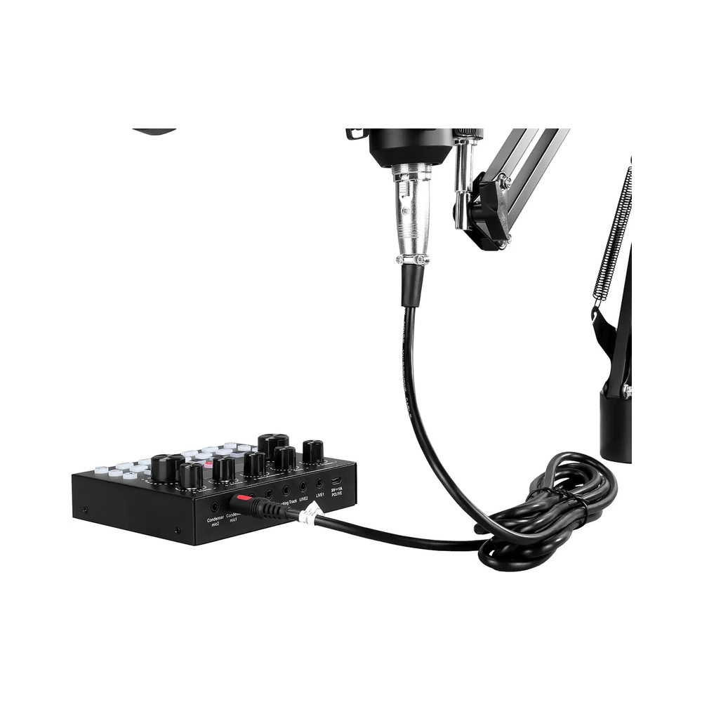 Микрофон проводной Оклик SM-600G 2.5м черный — KSKSHOP.RU