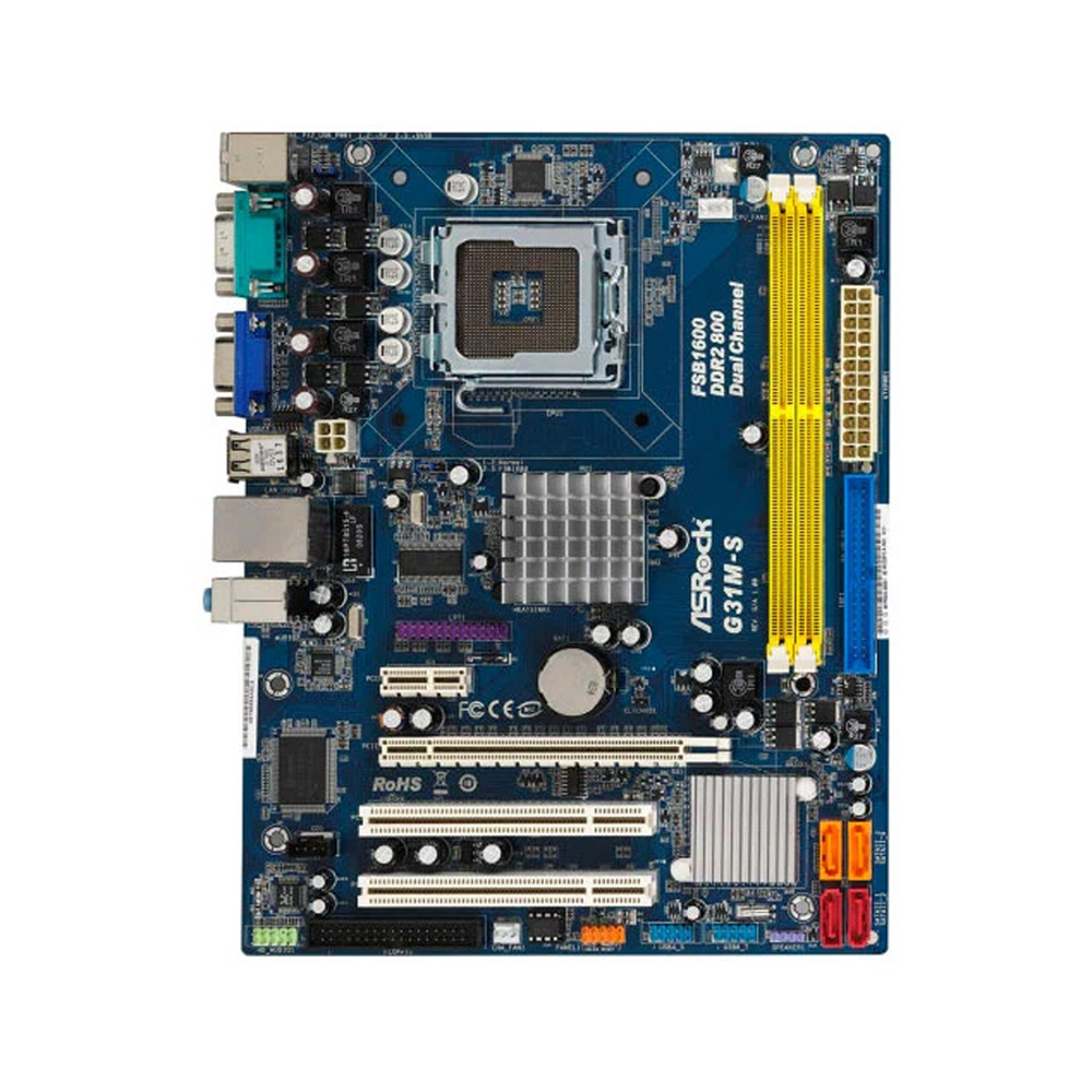 картинка [Б/У] Материнская плата ASRock G31M-S | LGA775 от магазина Одежда+