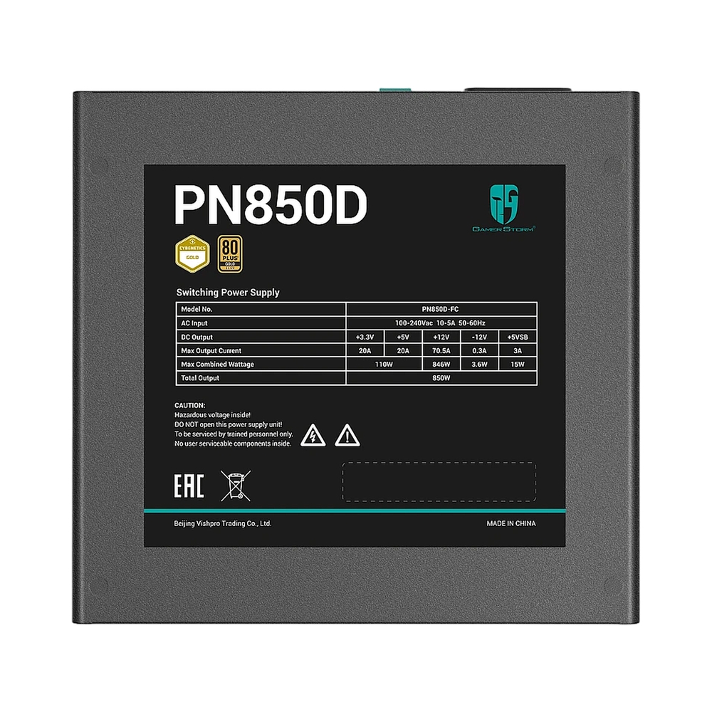 Блок питания DEEPCOOL PN850D [R-PN850D-FC0B-EU] 850W — KSKSHOP.RU