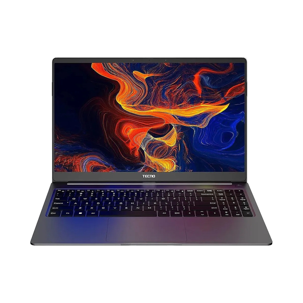 Ноутбук Tecno MegaBook T15DA Ryzen 5 7430U 8Gb SSD512Gb AMD Radeon Graphics 15.6" IPS FHD (1920x1080) Windows 11 Home grey WiFi BT Cam 6140mAh (71003300345) — KSKSHOP.RU