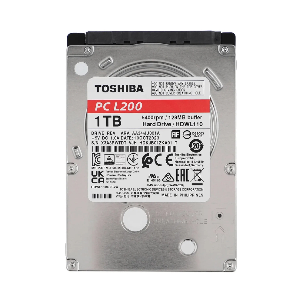 картинка Жесткий диск TOSHIBA L200 Slim 1ТБ 2,5" от магазина Одежда+