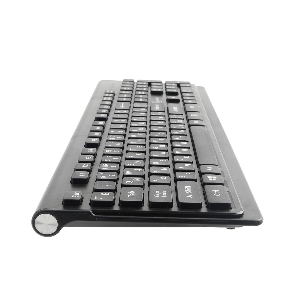 Клавиатура+мышь беспроводная Gembird KBS-7200, черный — KSKSHOP.RU