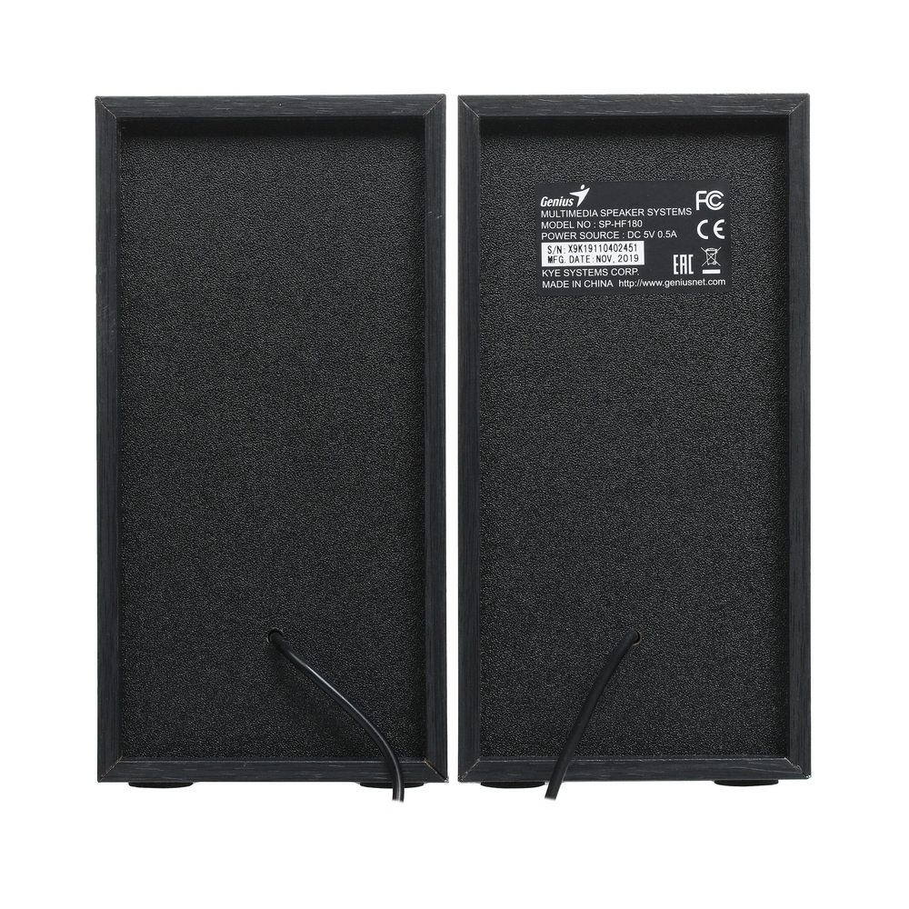 картинка Колонки Genius SP-HF180, черный [2.0, 2 x 3W] от магазина Одежда+