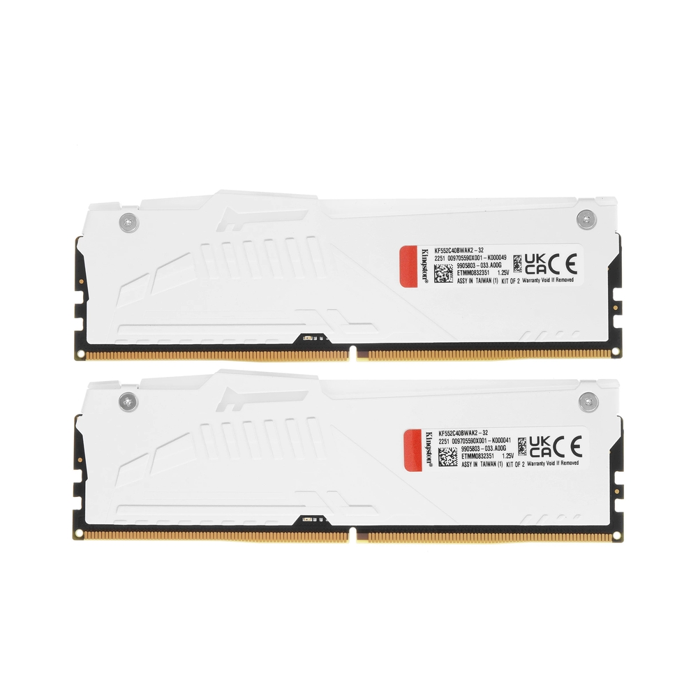 Оперативная память Kingston FURY Beast White RGB [KF552C40BWAK2-32] 32GB KIT D5 — KSKSHOP.RU