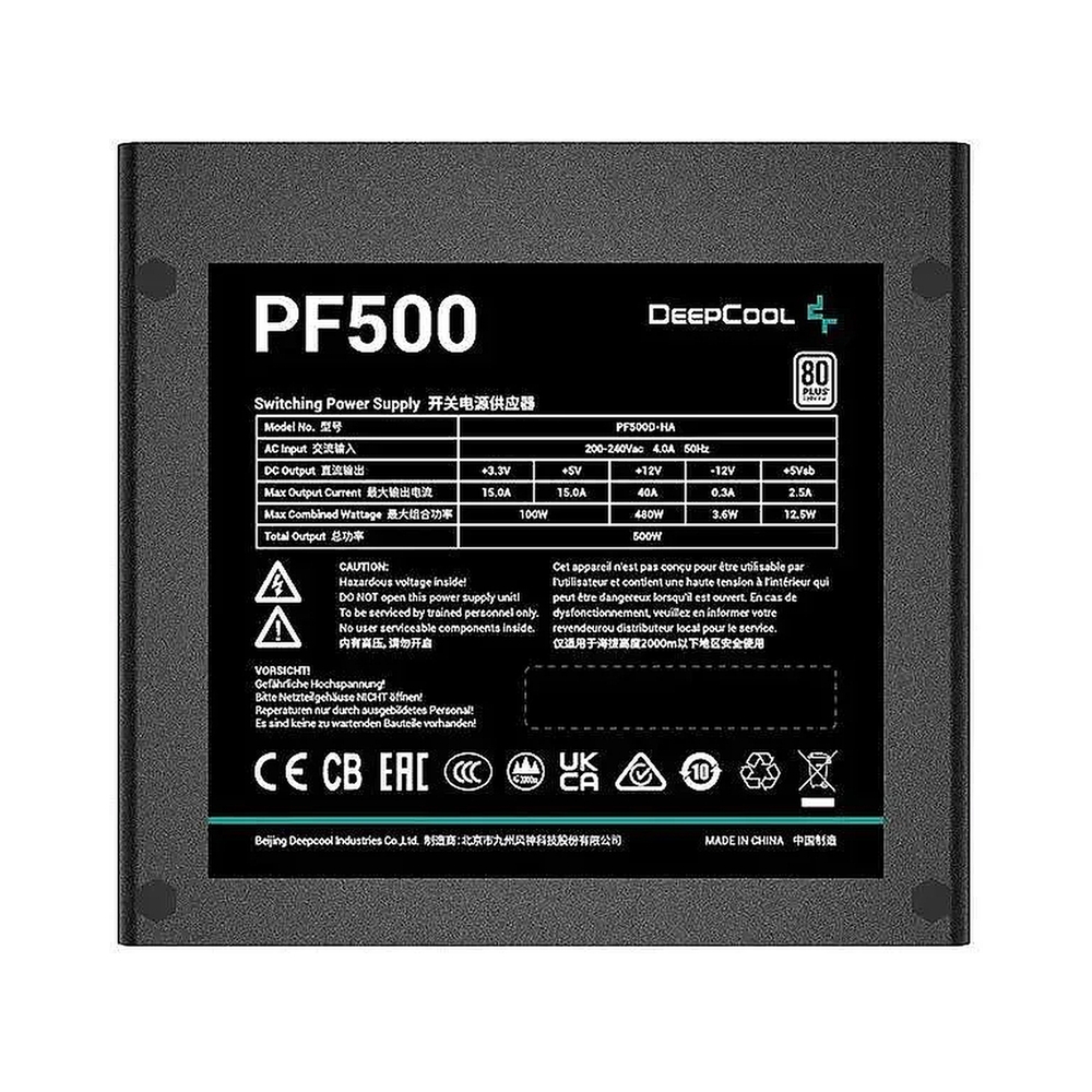 Блок питания Deepcool / GamerStorm [R-PF500D-HA0B-EU] 500W — KSKSHOP.RU