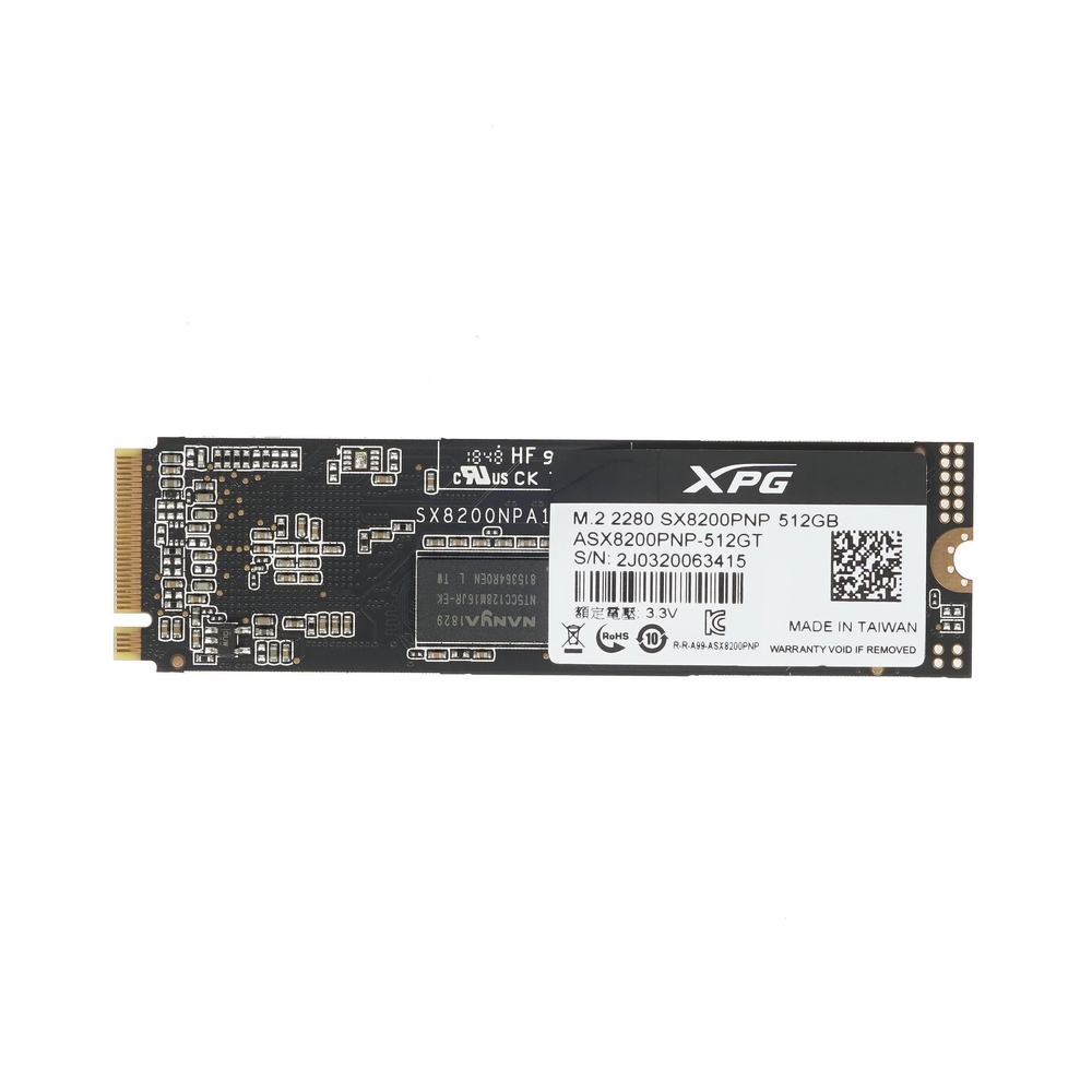 Накопитель SSD ADATA XPG SX8200 Pro [ASX8200PNP-512GT-C] 512GB — KSKSHOP.RU