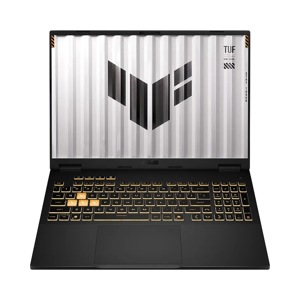 Ноутбук ASUS TUF F16 FX608JMR-RV170 16"(1920x1200 (матовый, 165Hz) IPS)/Intel Core i5 14450HX (2.4Ghz)/16384Mb/512PCISSDGb/noDVD/Ext:nVidia GeForce RTX 5060(8192Mb)/Cam/BT/WiFi/90WHr/war 1y/2.2kg/Jaeger Gray/DOS — KSKSHOP.RU