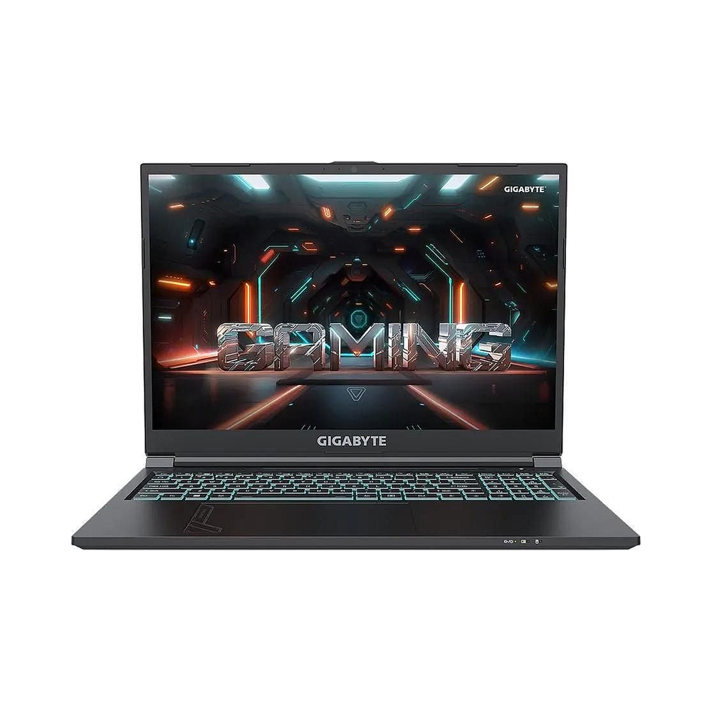 Ноутбук Gigabyte G6 Core i7 12650H 16Gb SSD512Gb NVIDIA GeForce RTX4060 8Gb 16" IPS FHD+ (1920x1200) Free DOS black WiFi BT Cam (KF-G3KZ853SD) — KSKSHOP.RU