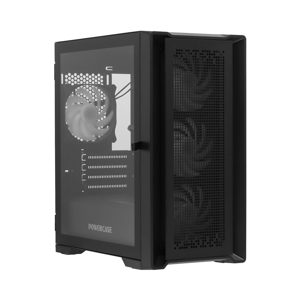 картинка Корпус Powercase ByteFlow Micro Black, черный от магазина Одежда+