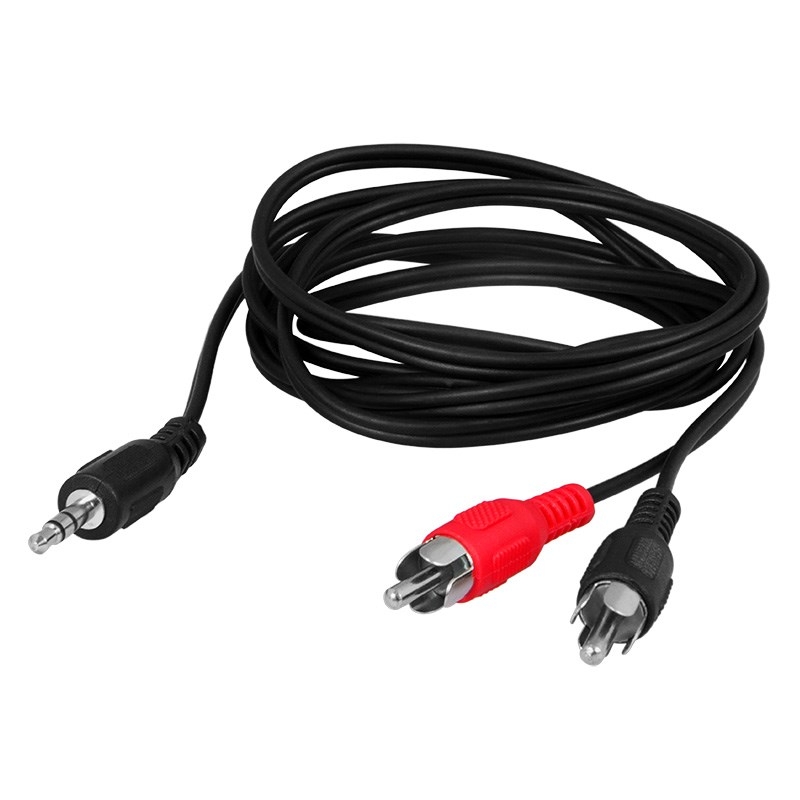 Шнур СМАРТКИП Стерео 3,5 мм - 2 RCA, 1.2 м (10 шт./уп.) — KSKSHOP.RU