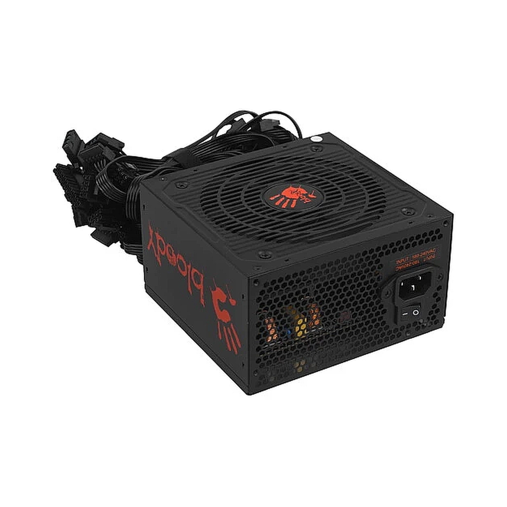 Блок питания Bloody ATX 700W BD-PS700W 80 PLUS WHITE (20+4pin) APFC 120mm fan color LED 6xSATA RTL — KSKSHOP.RU