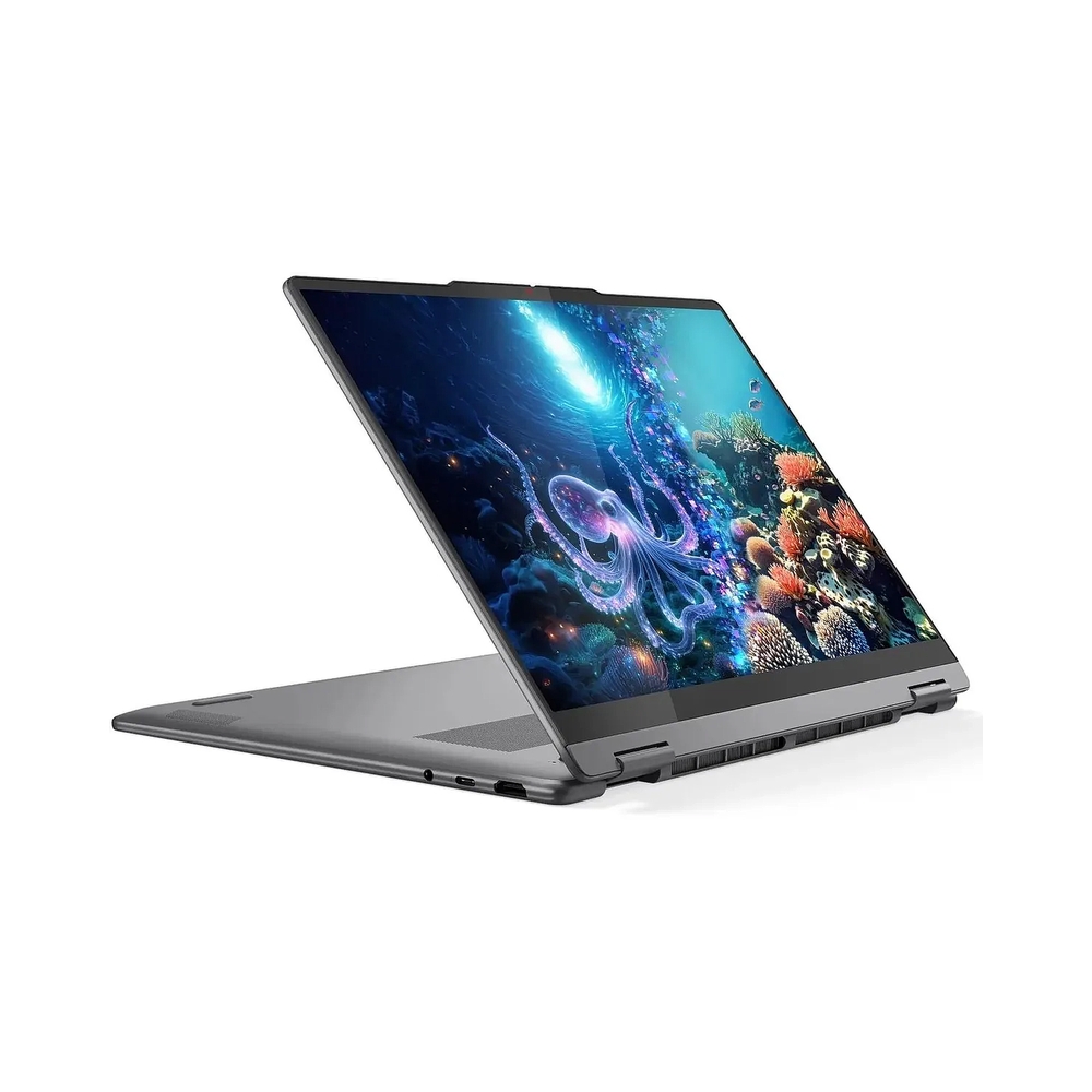 Ноутбук/ Lenovo Yoga 7 2-in-1 14ILL10 14"(1920x1200 OLED)/Touch/Intel Core Ultra 5 226V(2.1Ghz)/16384Mb/512PCISSDGb/noDVD/Int:Intel Arc graphics/Cam/BT/WiFi/70WHr/war 1y/1.38kg/luna grey/Win11Home + 65W, Pen, RU kbd — KSKSHOP.RU