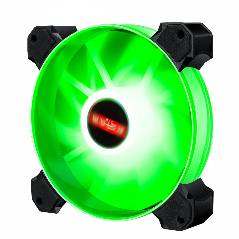 Кулер для пк 120mm YueHUI GREEN MOLEX + 3PIN — KSKSHOP.RU