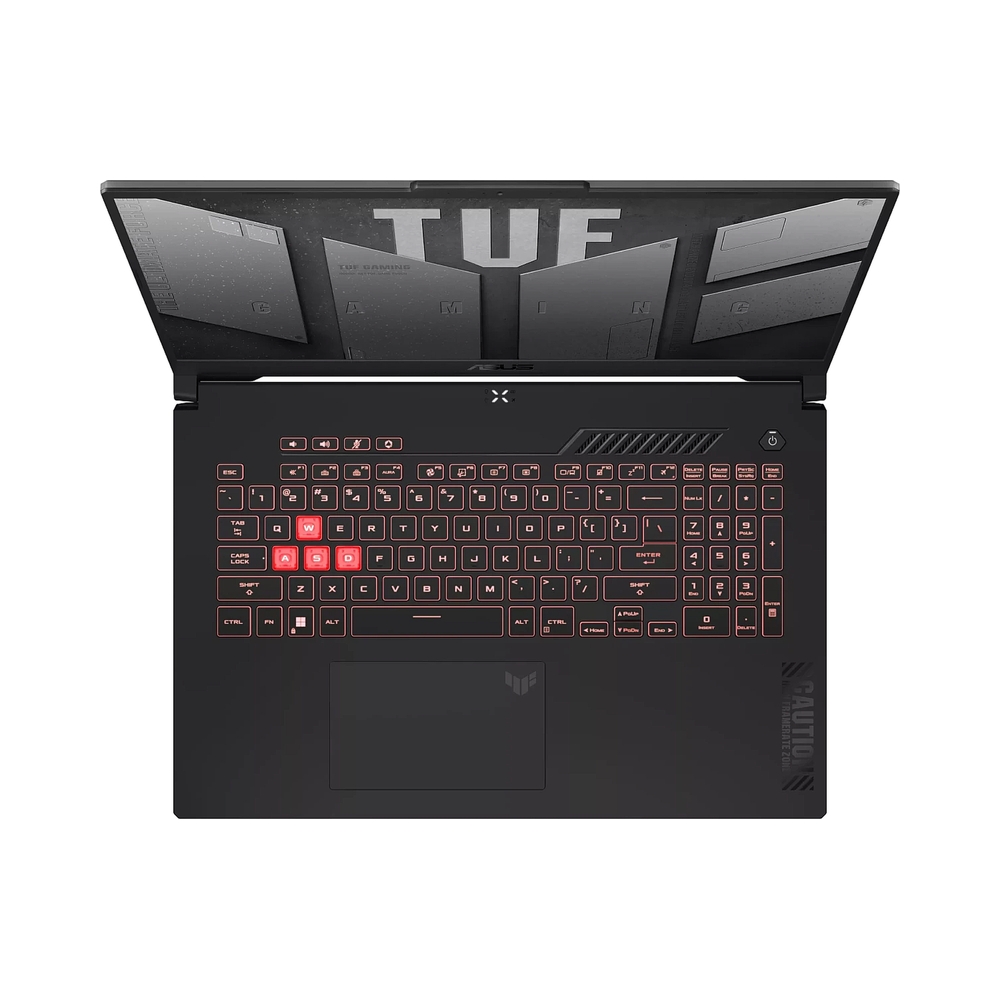 Ноутбук ASUS TUF Gaming FA707NUQ-HX010/17.3"/IPS/AMD Ryzen 7 170/16Gb/512Gb SSD/NVIDIA GeForce RTX 4050 6Gb/Windows 11 Pro/черный/2.6kg — KSKSHOP.RU
