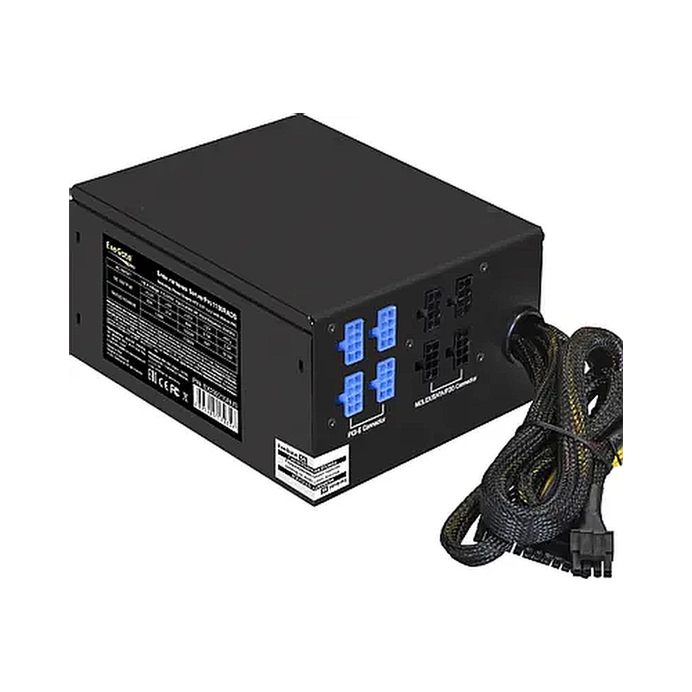 Серверный БП 1100W ExeGate EX292215RUS ServerPRO-1100RADS (ATX, for 3U+ cases, КПД 82% (80 PLUS), 14cm fan, 24pin, 2(4+4)pin, 6xPCIe, 8xSATA, 4xIDE, Cable Management, black) — KSKSHOP.RU