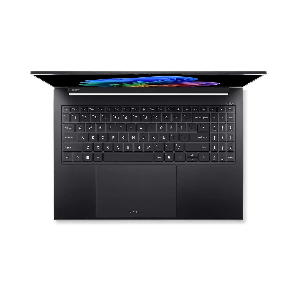 Ноутбук Acer Swift Go 16 SFG16-74-568D Intel Core Ultra 5 226V/16Gb/SSD1Tb/16"/OLED/WUXGA+/2048x1280/120Hz/NoOS/Black/1.52kg (NX.JNMCD.001) — KSKSHOP.RU