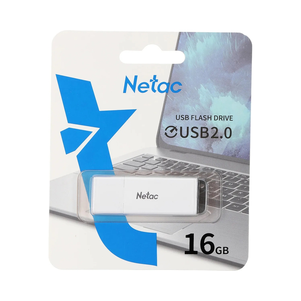 картинка Флеш Диск Netac U185 [NT03U185N-016G-20WH] 16GB от магазина Одежда+