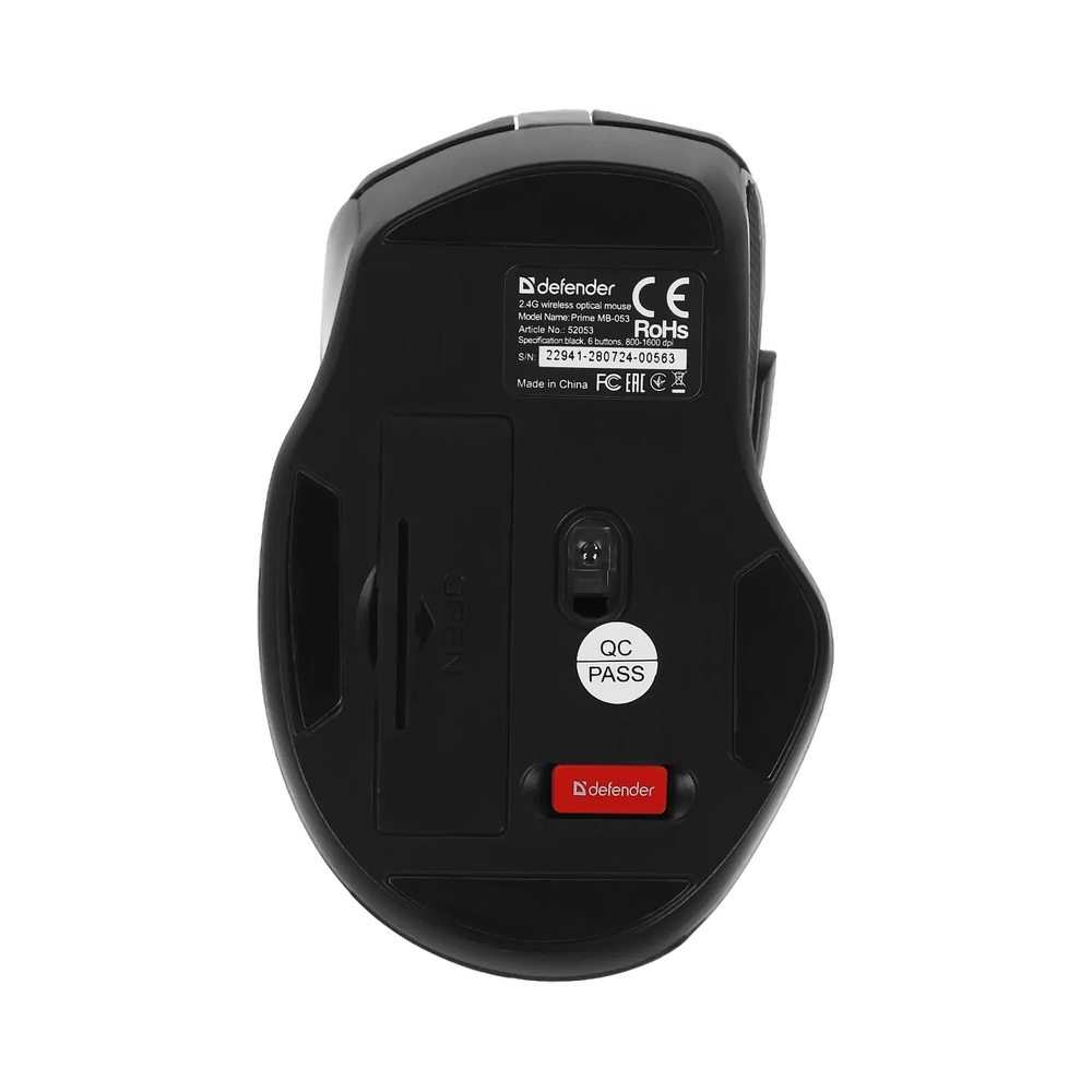 картинка Мышь беспроводная Defender Prime MB-053, черный от магазина Одежда+