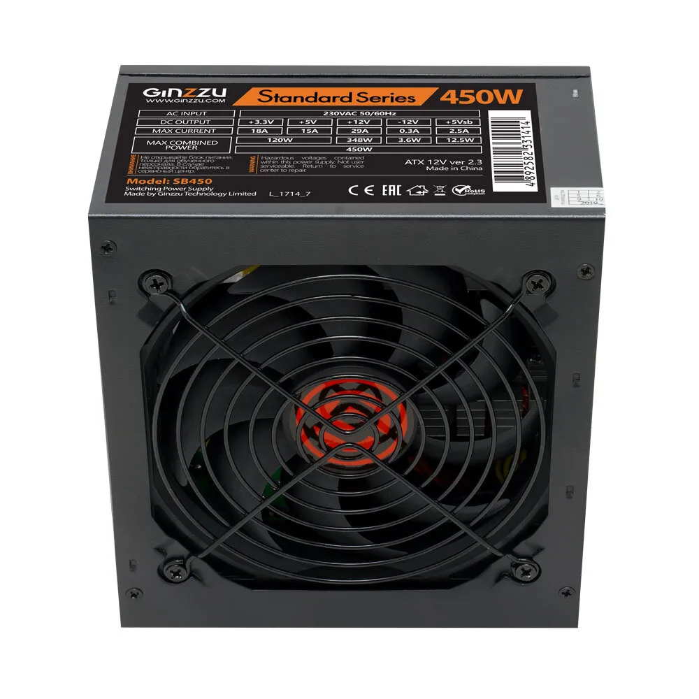 Блок питания GiNZZU SB450 — KSKSHOP.RU