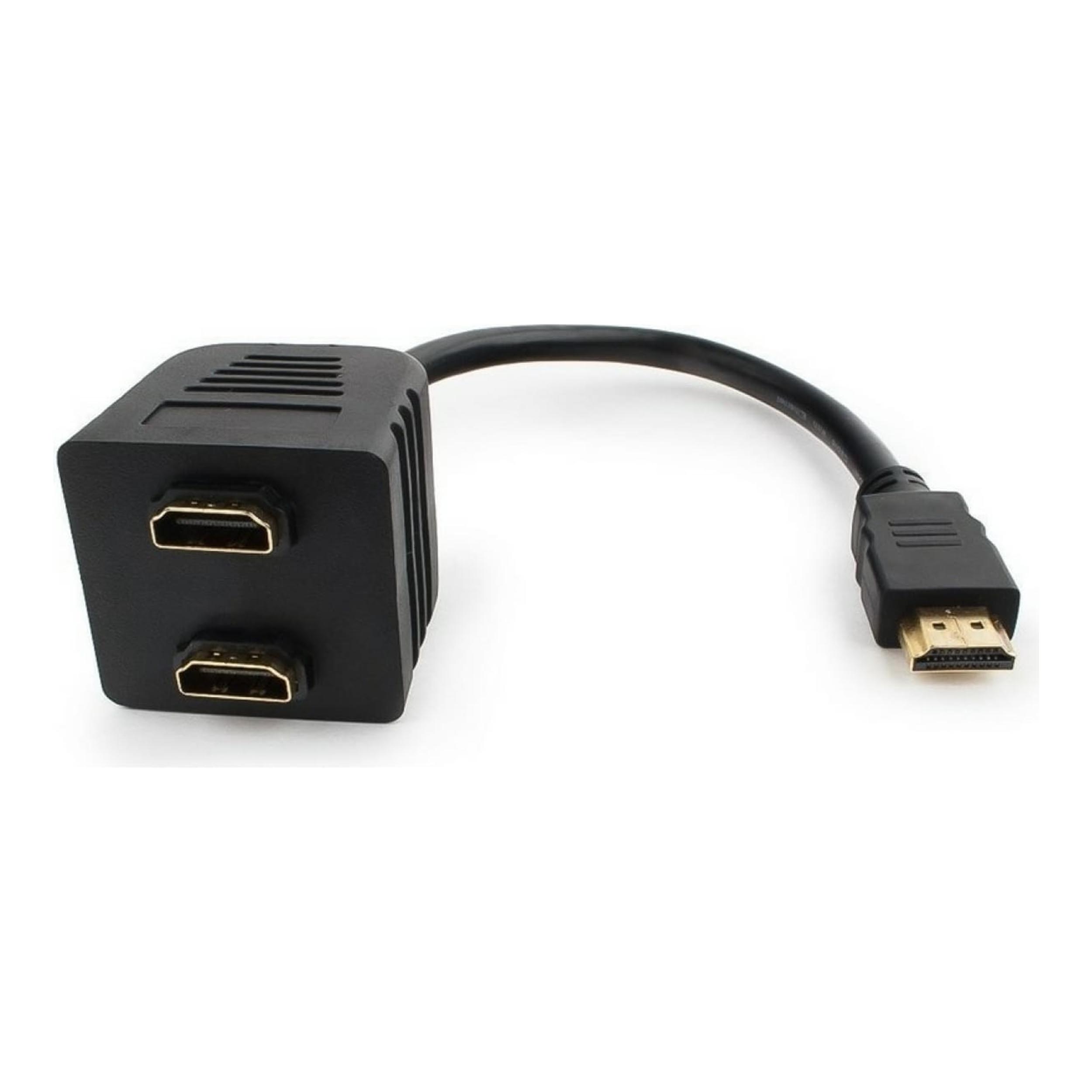 картинка Разветвитель HDMI Cablexpert DSP-2PH4-002, HD19F/2x19F, 1 компьютер => 2 монитора от магазина Одежда+