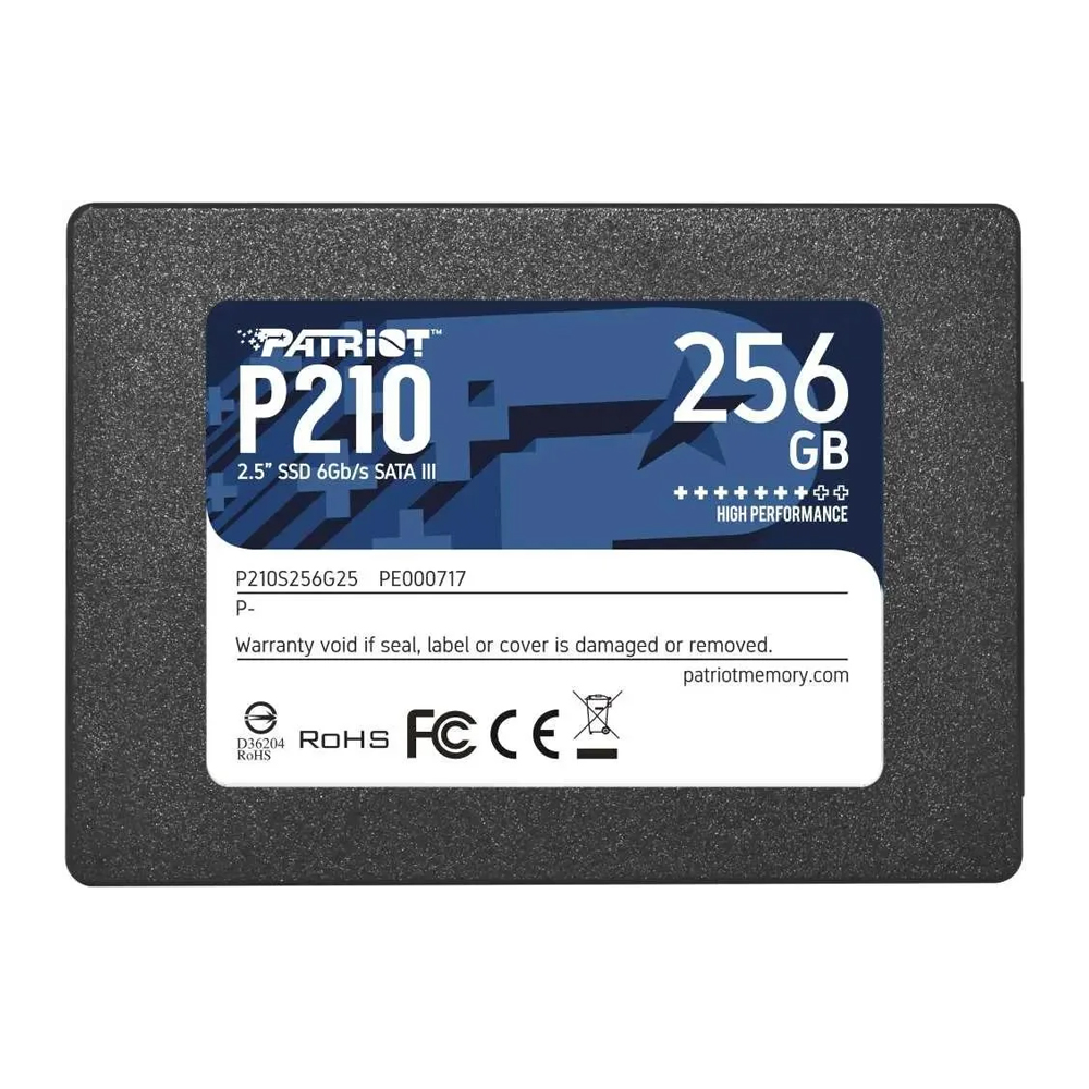 картинка Накопитель SSD Patriot P210 256GB SATA 2.5" от магазина Одежда+