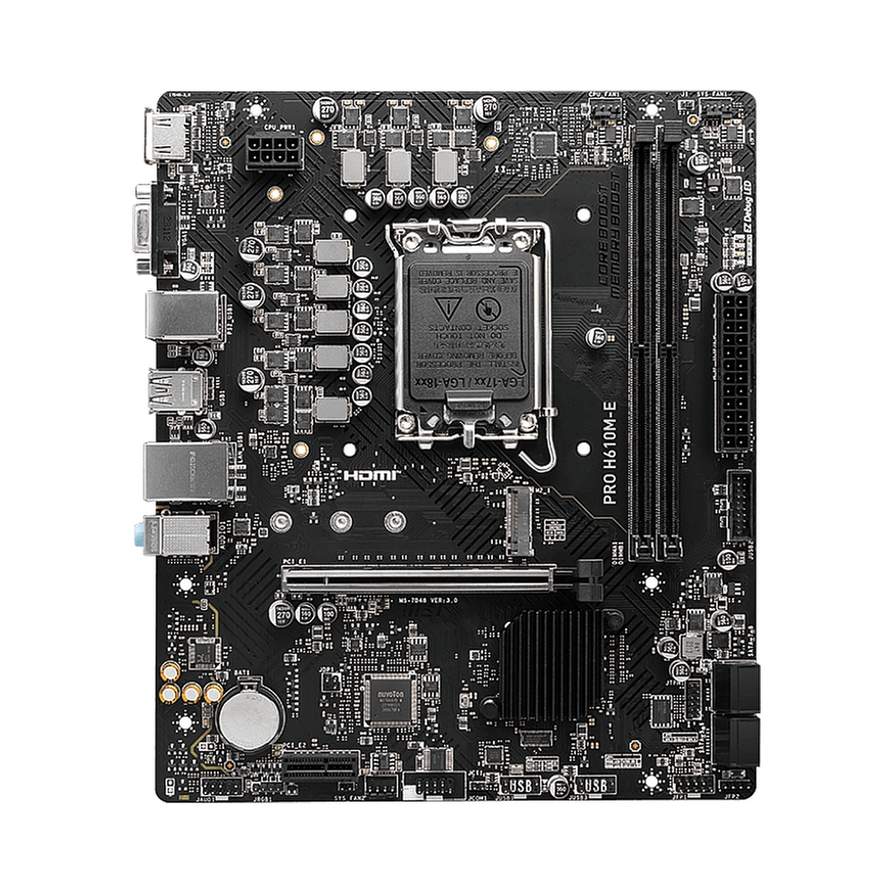 Материнская плата MSI PRO H610M-E — KSKSHOP.RU