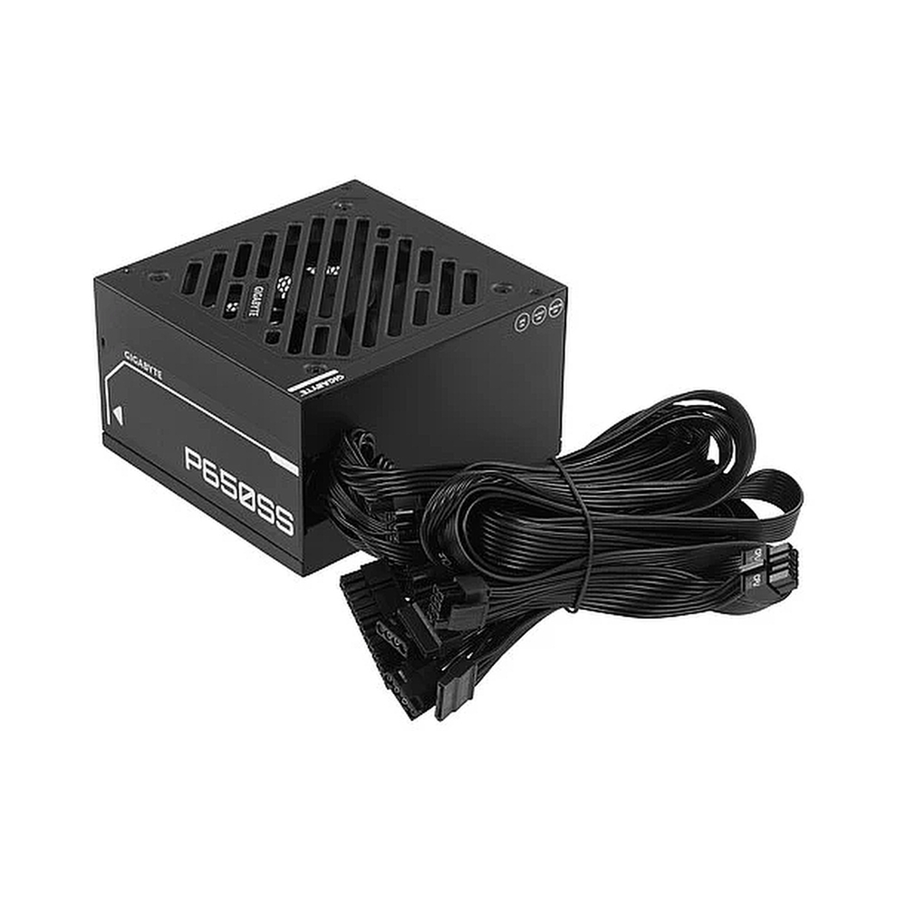 Блок питания Gigabyte ATX 650W GP-P650SS 80+ silver (20+4pin) APFC 120mm fan 5xSATA RTL — KSKSHOP.RU