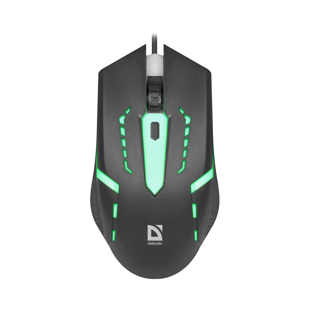 Мышь проводная  Defender Flash MB-600L, черный — KSKSHOP.RU