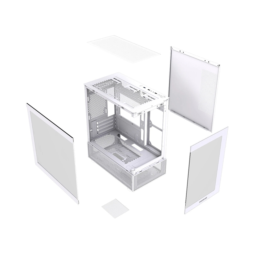 Корпус Powercase Vision Micro M2, белый — KSKSHOP.RU