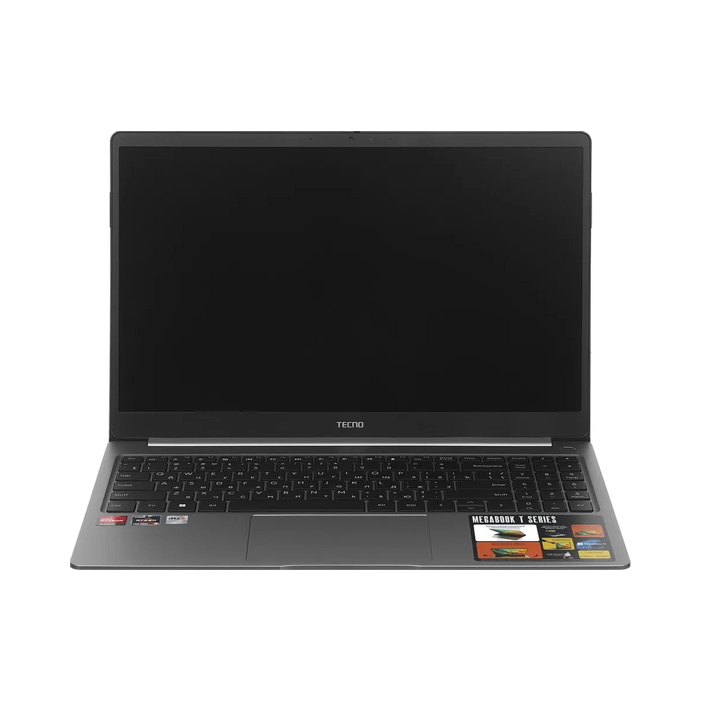 Ноутбук Tecno MegaBook T15DA Ryzen 5 7430U 8Gb SSD512Gb AMD Radeon Graphics 15.6" IPS FHD (1920x1080) Windows 11 Home grey WiFi BT Cam 6140mAh (71003300345) — KSKSHOP.RU