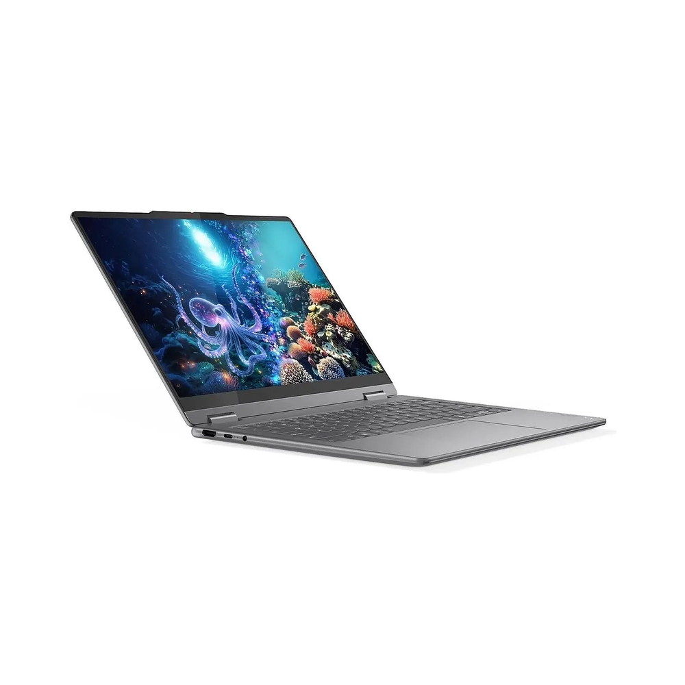 Ноутбук/ Lenovo Yoga 7 2-in-1 14ILL10 14"(1920x1200 OLED)/Touch/Intel Core Ultra 5 226V(2.1Ghz)/16384Mb/512PCISSDGb/noDVD/Int:Intel Arc graphics/Cam/BT/WiFi/70WHr/war 1y/1.38kg/luna grey/Win11Home + 65W, Pen, RU kbd — KSKSHOP.RU