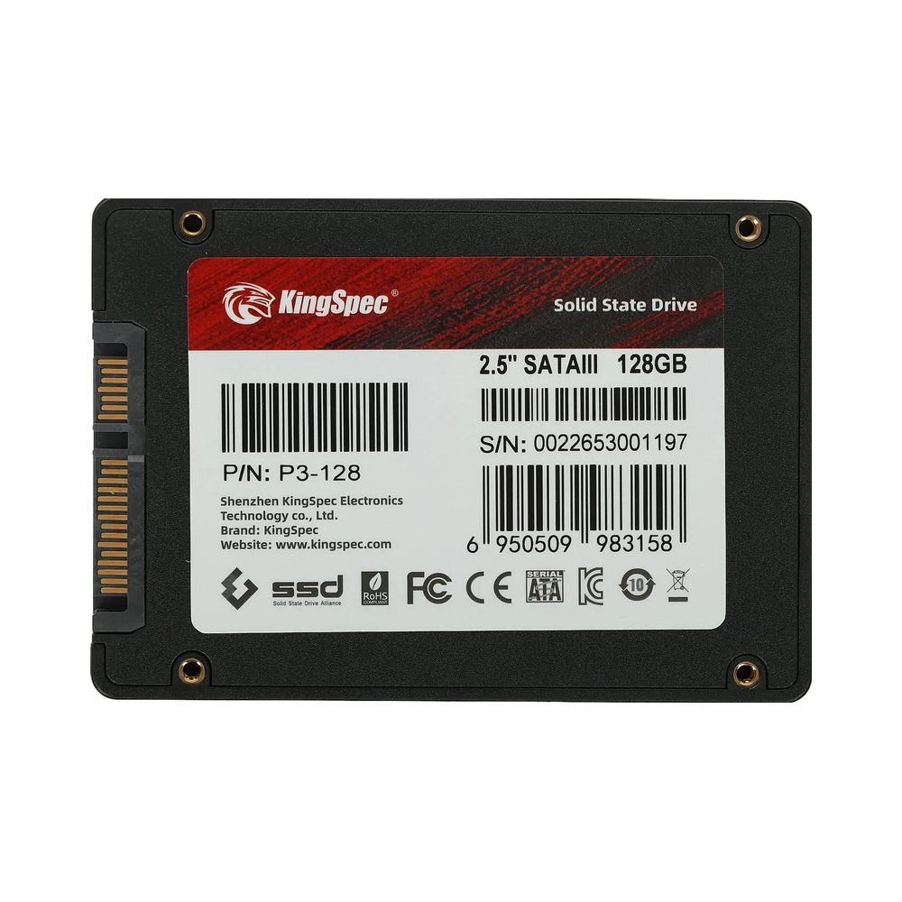 картинка Накопитель SSD Kingspec [P3-128] 128GB от магазина Одежда+
