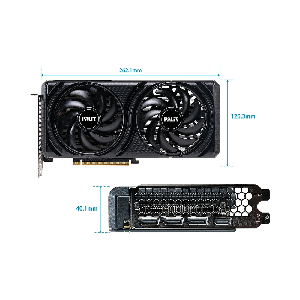 Видеокарта Palit GeForce RTX 5060 Infinity 2 OC [NE75060V19P1-GB2063L] — KSKSHOP.RU
