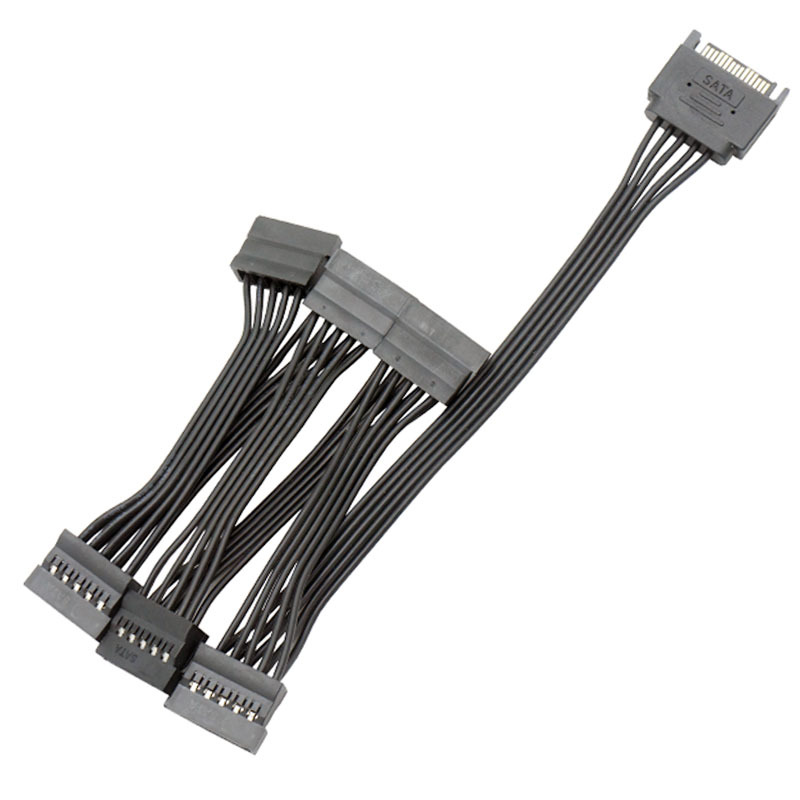 картинка Переходник SATA 15PIN TO 6 SATA прямой от магазина Одежда+