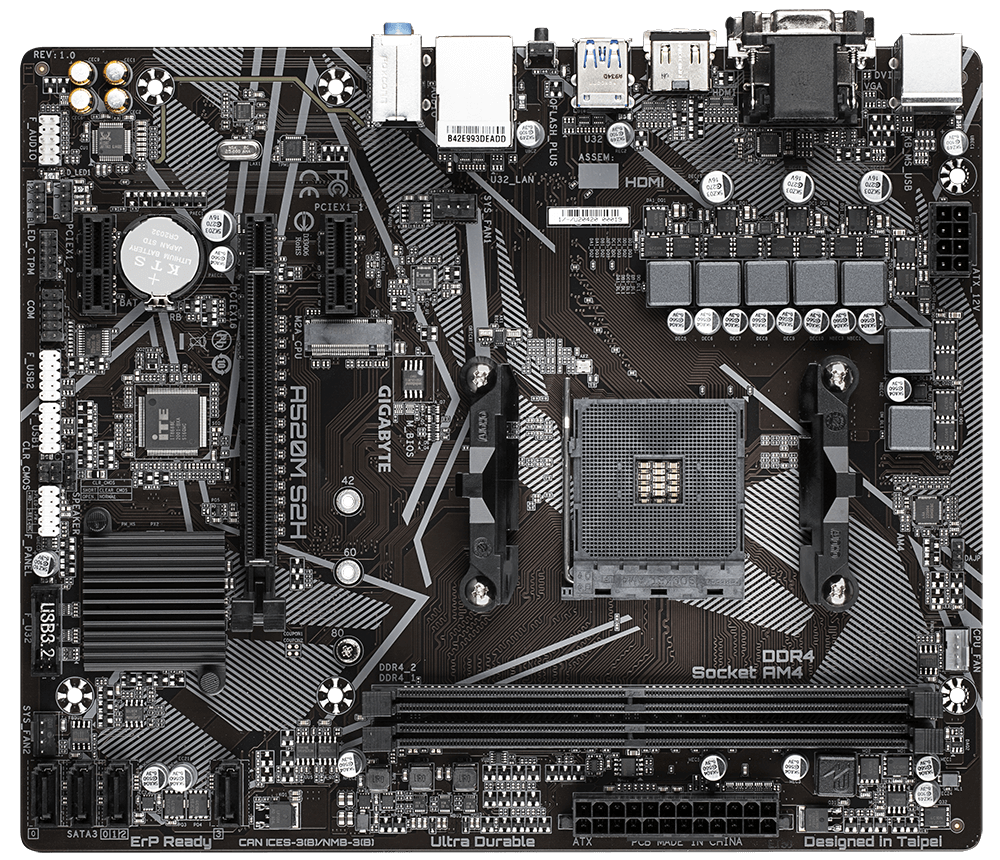 картинка [Б\у] Материнская плата Gigabyte A520M S2H от магазина Одежда+