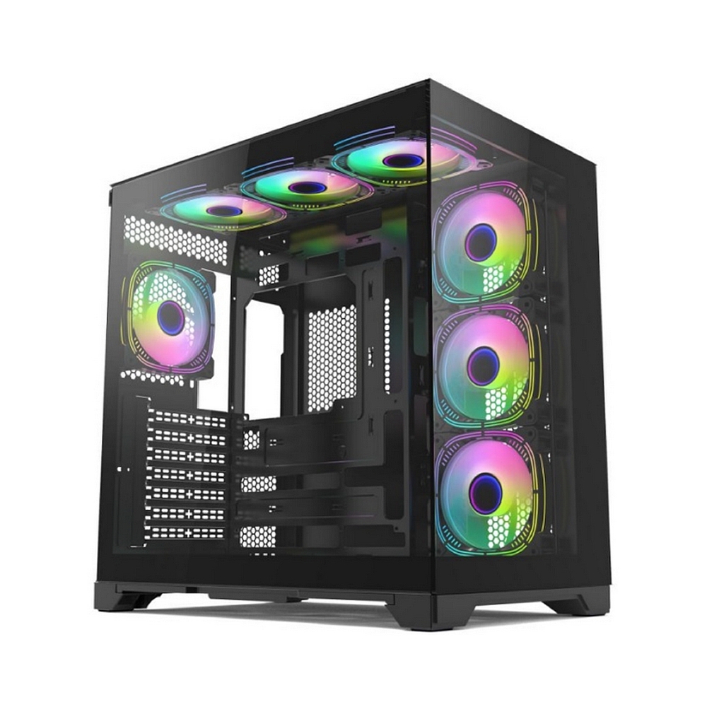 Корпус Forza FZ-G42A Seaview TG, черный — KSKSHOP.RU