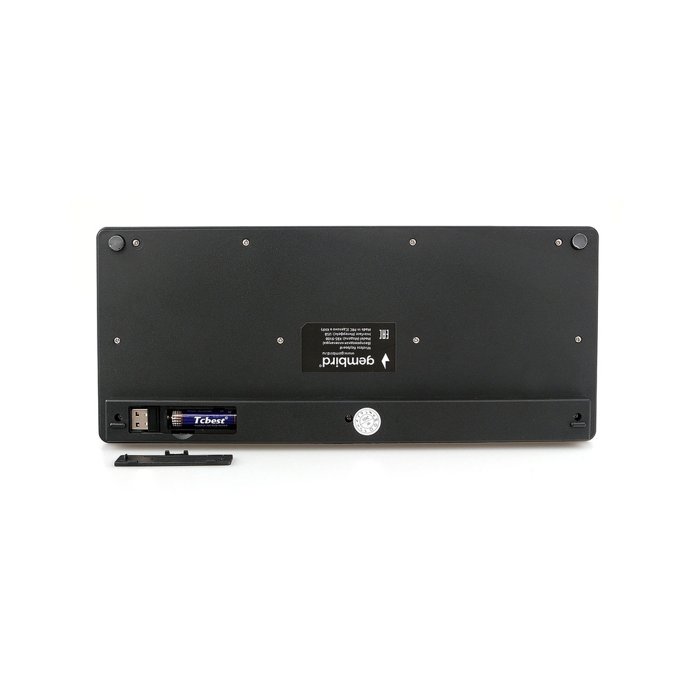 картинка Клавиатура+мышь беспроводные Gembird KBS-9100, черный от магазина Одежда+