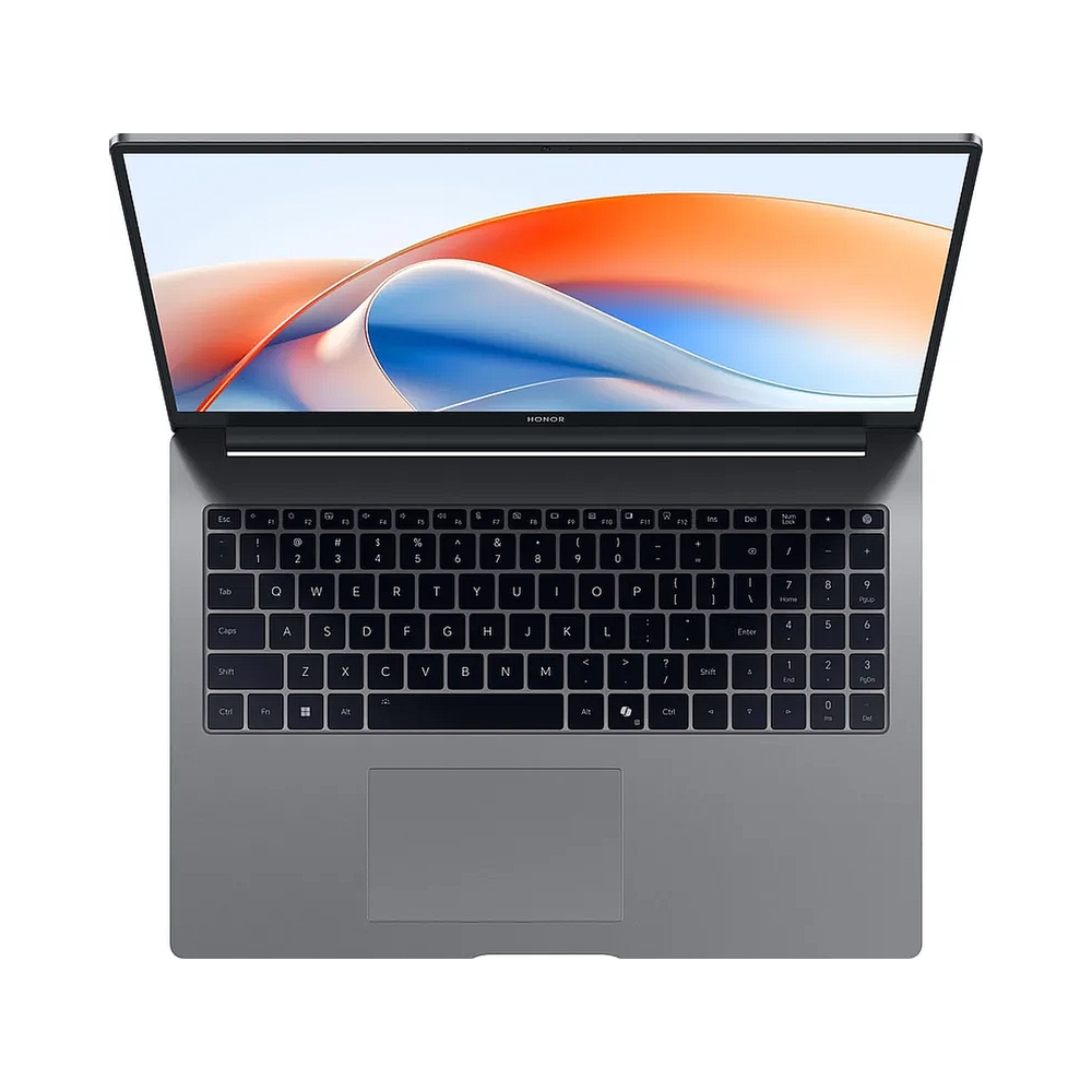 Ноутбук Honor MagicBook X16 BRG-565 Core 5 220H 16Gb SSD512Gb Intel Graphics 16" IPS FHD+ (1920x1200) Windows 11 Home grey WiFi BT Cam (5301ALVX) — KSKSHOP.RU