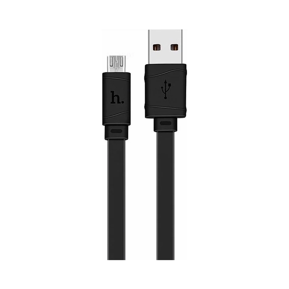 Кабель USB 2.0 hoco X5 бамбук, AM/microBM, черный, 1м — KSKSHOP.RU