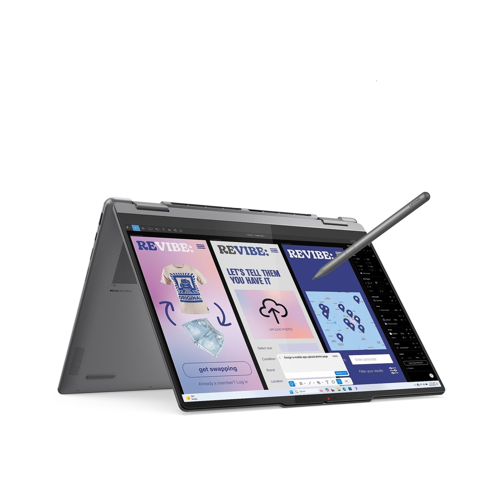 Ноутбук Lenovo Yoga 7 14ILL10 Core Ultra 7 256V 16Gb SSD512Gb Intel Arc 140V 14" OLED Touch WUXGA (1920x1200) без ОС grey WiFi BT Cam (83JQ007YRK) — KSKSHOP.RU