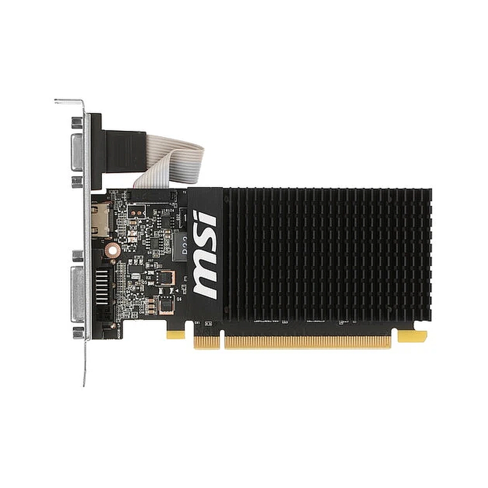 Видеокарта MSI GeForce GT 710 Silent LP [GT 710 2GD3H LP] — KSKSHOP.RU